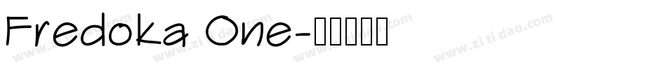 Fredoka One字体转换